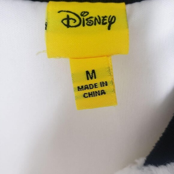 Disney Mickey Mouse Fleece Jacket Open Front Girl's Size M White - Picture 3 of 5